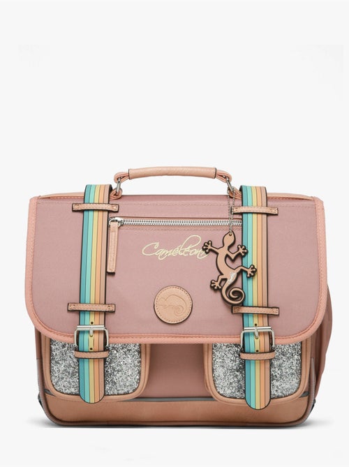 Cartable scolaire 35cm caméléon vintage fantasy avec 2 compartiments - cp - Kiabi