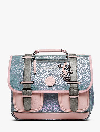 Cartable scolaire 35cm Caméléon Vintage Fantasy avec 2 compartiments - CP