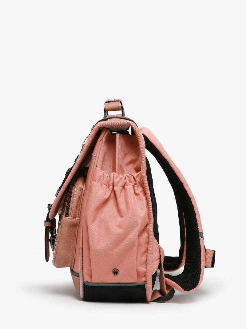 Cartable scolaire 35cm Caméléon Vintage Fantasy avec 2 compartiments - CP Rose bonbon - Kiabi