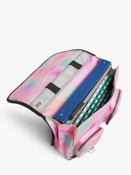 Cartable scolaire 35cm Caméléon Vintage Fantasy avec 2 compartiments - CP - Kiabi