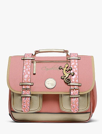 Cartable scolaire 35cm Caméléon Vintage Fantasy avec 2 compartiments - CP