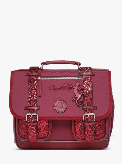 Cartable scolaire 35cm caméléon vintage fantasy avec 2 compartiments - cp - Kiabi
