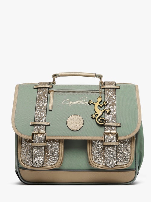Cartable scolaire 35cm Caméléon Vintage Fantasy avec 2 compartiments - CP - Kiabi