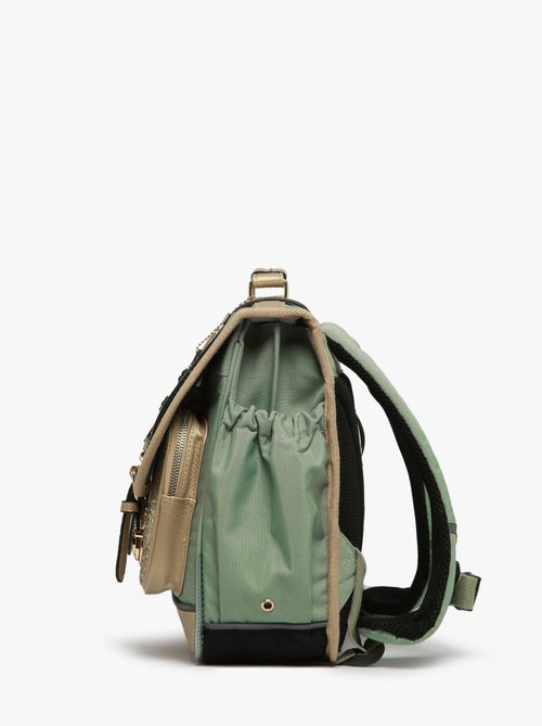 Cartable scolaire 35cm Caméléon Vintage Fantasy avec 2 compartiments - CP - Kiabi