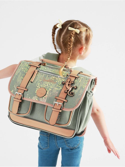 Cartable scolaire 35cm caméléon vintage fantasy avec 2 compartiments - cp - Kiabi Cartable scolaire 35cm caméléon vintage fantasy avec 2 compartiments - cp - Kiabi