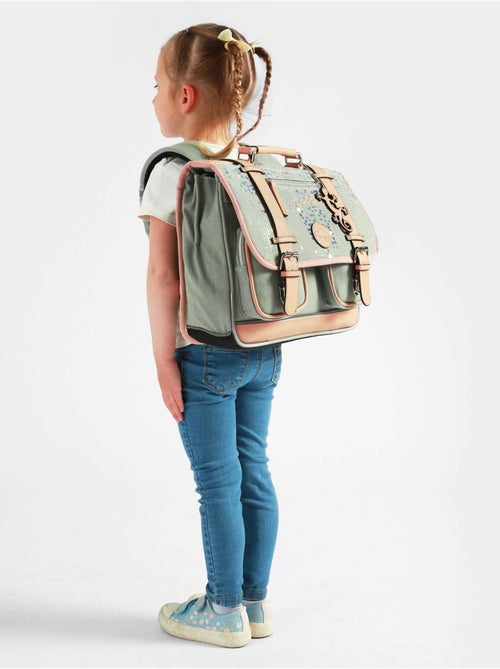 Cartable scolaire 35cm caméléon vintage fantasy avec 2 compartiments - cp - Kiabi Cartable scolaire 35cm caméléon vintage fantasy avec 2 compartiments - cp - Kiabi