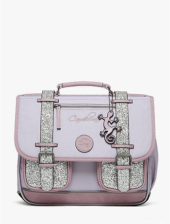 Cartable scolaire 35cm Caméléon Vintage Fantasy avec 2 compartiments - CP