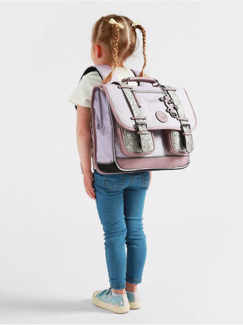 Cartable scolaire 35cm Caméléon Vintage Fantasy avec 2 compartiments - CP - Kiabi