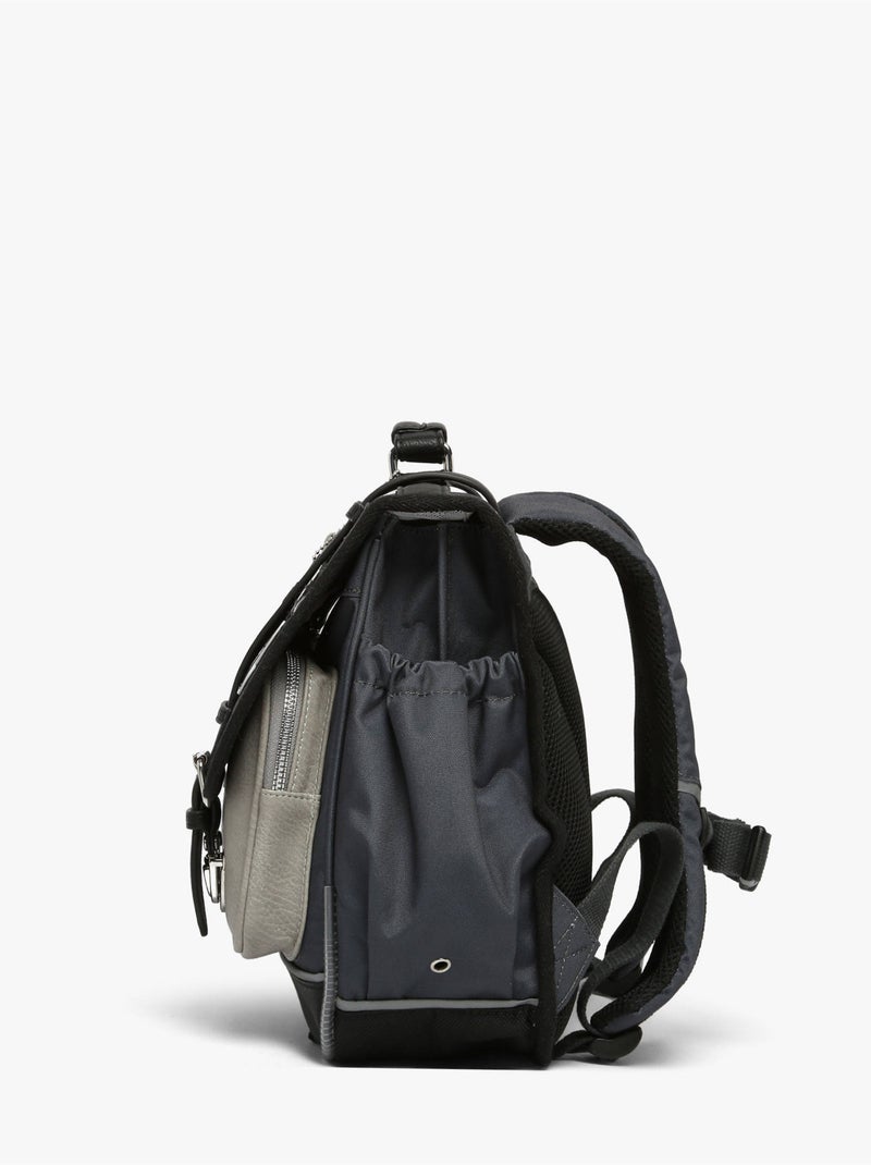 Cartable scolaire 35cm Caméléon Vintage Urban avec 2 compartiments - CP Bleu gris - Kiabi