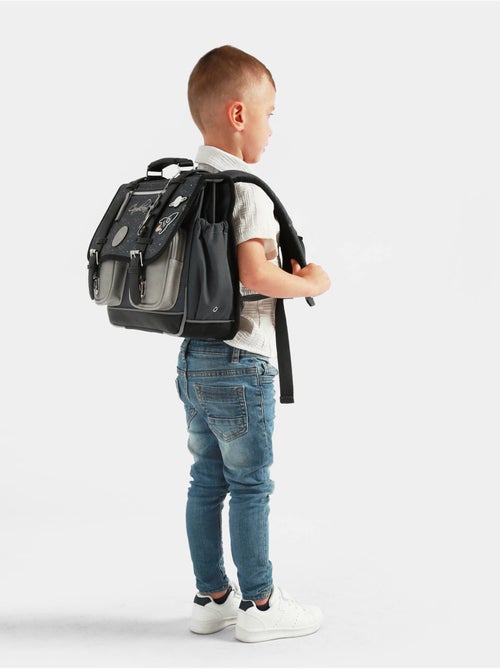 Cartable scolaire 35cm Caméléon Vintage Urban avec 2 compartiments - CP - Kiabi Cartable scolaire 35cm Caméléon Vintage Urban avec 2 compartiments - CP - Kiabi