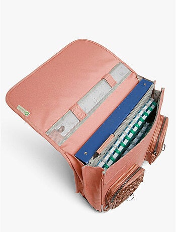 Cartable scolaire 35cm Cam?l?on Vintage Fantasy avec 2 compartiments - CP