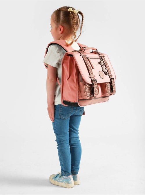 Cartable scolaire 35cm Cam?l?on Vintage Fantasy avec 2 compartiments - CP - Kiabi