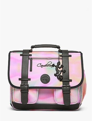 Cartable scolaire 35cm Cam?l?on Vintage Fantasy avec 2 compartiments - CP