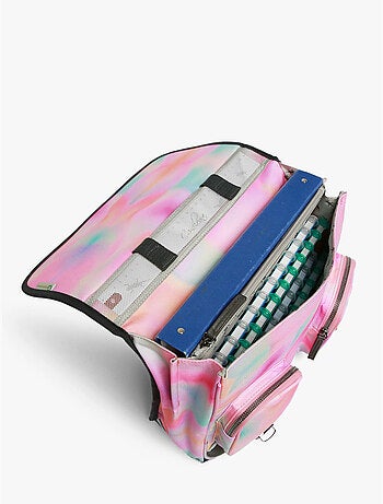 Cartable scolaire 35cm Cam?l?on Vintage Fantasy avec 2 compartiments - CP