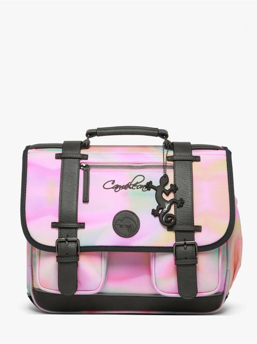 Cartable scolaire 35cm Cam?l?on Vintage Fantasy avec 2 compartiments - CP - Kiabi