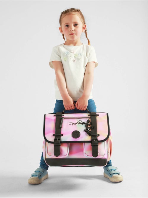 Cartable scolaire 35cm Cam?l?on Vintage Fantasy avec 2 compartiments - CP - Kiabi