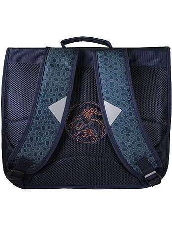 Cartable scolaire 38 cm 2 compartiments KIP Dragon Legend bleu