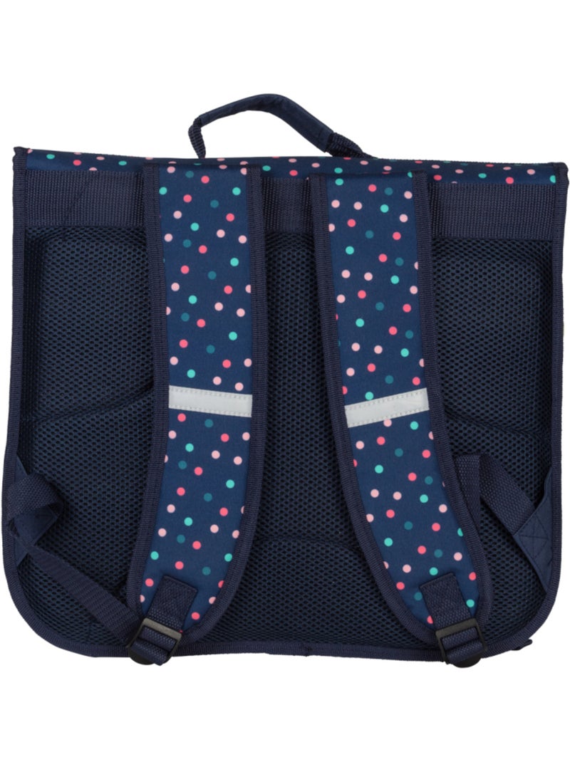 Cartable scolaire 38 cm 2 compartiments KIP Girl You Rock bleu marine Bleu marine - Kiabi