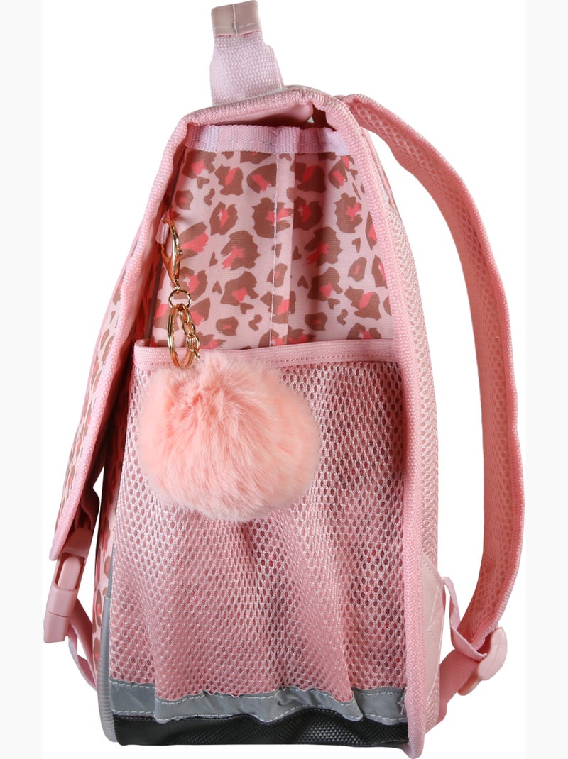 Cartable scolaire 38 cm 2 compartiments KIP Graou rose Rose - Kiabi