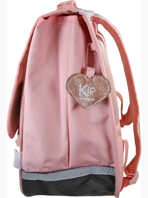 Cartable scolaire 38 cm 2 compartiments KIP Lovely Swan rose - Kiabi Cartable scolaire 38 cm 2 compartiments KIP Lovely Swan rose - Kiabi