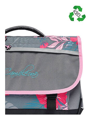 Cartable scolaire 38 cm Ligne Basic Caméléon. Intérieur 2 compartiments - CP/CE1/CE2
