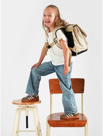 Cartable scolaire 38cm Caméléon Vintage Fantasy avec 2 compartiments - CP/CE1/CE2