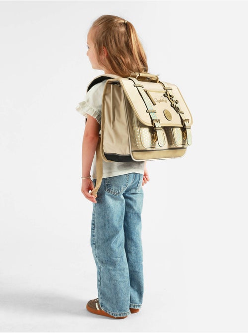 Cartable scolaire 38cm Caméléon Vintage Fantasy avec 2 compartiments - CP/CE1/CE2 - Kiabi Cartable scolaire 38cm Caméléon Vintage Fantasy avec 2 compartiments - CP/CE1/CE2 - Kiabi