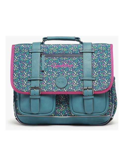 Cartable scolaire 38cm Caméléon Vintage Fantasy avec 2 compartiments - CP/CE1/CE2 - Kiabi