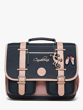 Cartable scolaire 38cm Caméléon Vintage Fantasy avec 2 compartiments - CP/CE1/CE2