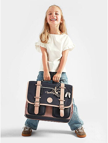 Cartable scolaire 38cm Caméléon Vintage Fantasy avec 2 compartiments - CP/CE1/CE2