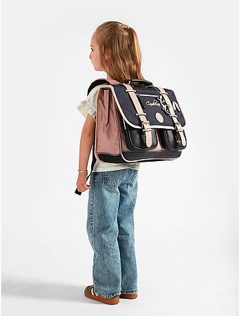 Cartable scolaire 38cm Caméléon Vintage Fantasy avec 2 compartiments - CP/CE1/CE2