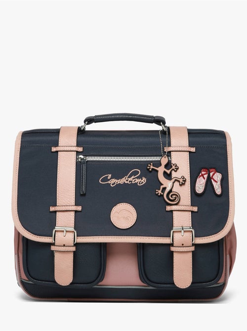 Cartable scolaire 38cm Caméléon Vintage Fantasy avec 2 compartiments - CP/CE1/CE2 - Kiabi Cartable scolaire 38cm Caméléon Vintage Fantasy avec 2 compartiments - CP/CE1/CE2 - Kiabi