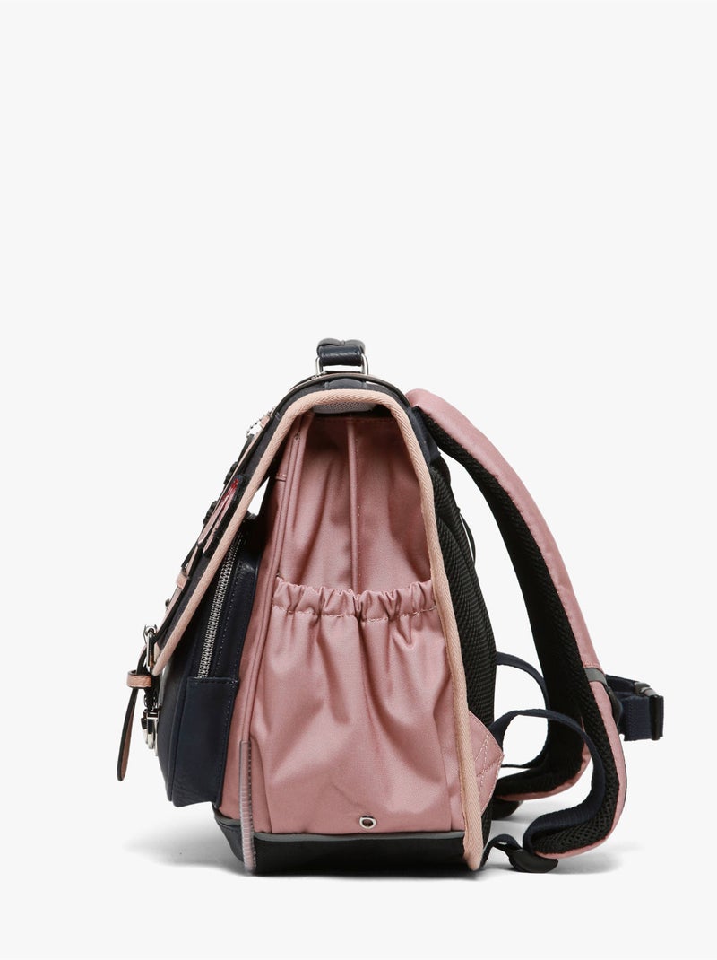 Cartable scolaire 38cm Caméléon Vintage Fantasy avec 2 compartiments - CP/CE1/CE2 Bleu Rose Bleu - Kiabi