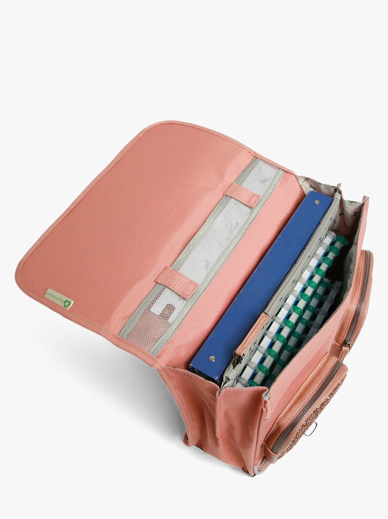Cartable scolaire 38cm Caméléon Vintage Fantasy avec 2 compartiments - CP/CE1/CE2 Rose bonbon - Kiabi