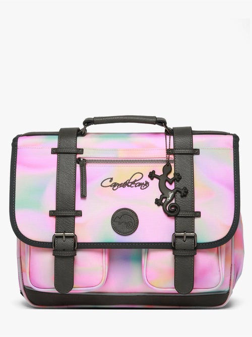 Cartable scolaire 38cm Caméléon Vintage Fantasy avec 2 compartiments - CP/CE1/CE2 - Kiabi