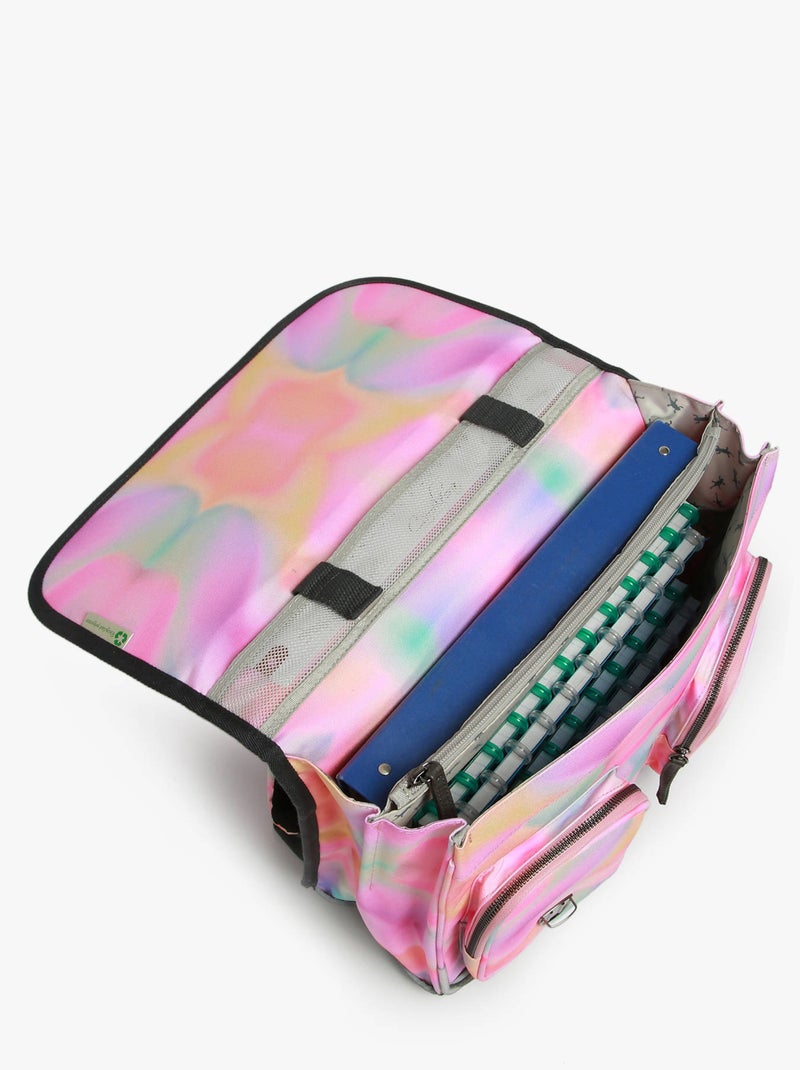 Cartable scolaire 38cm Caméléon Vintage Fantasy avec 2 compartiments - CP/CE1/CE2 Rose pâle - Kiabi