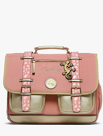 Cartable scolaire 38cm Caméléon Vintage Fantasy avec 2 compartiments - CP/CE1/CE2