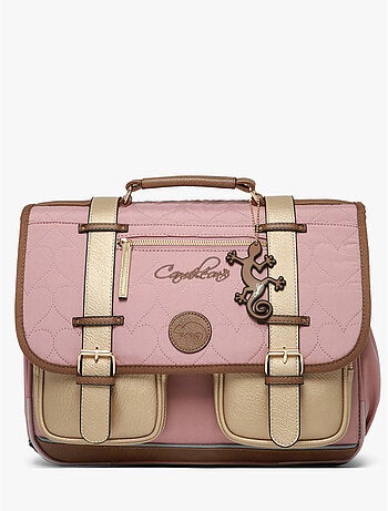 Cartable scolaire 38cm Caméléon Vintage Fantasy avec 2 compartiments - CP/CE1/CE2