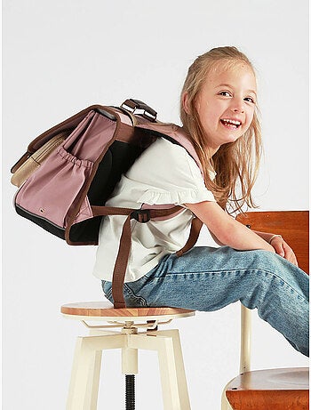 Cartable scolaire 38cm Caméléon Vintage Fantasy avec 2 compartiments - CP/CE1/CE2