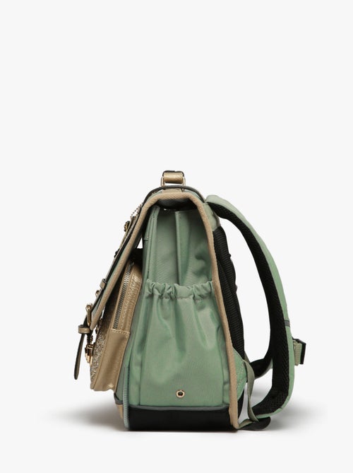 Cartable scolaire 38cm Caméléon Vintage Fantasy avec 2 compartiments - CP/CE1/CE2 - Kiabi