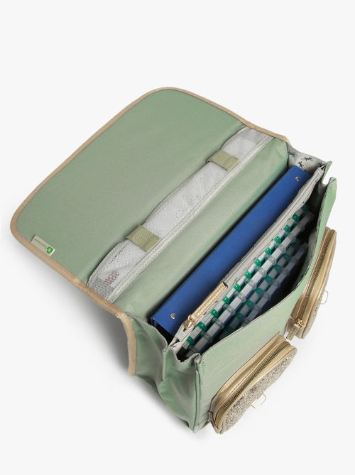 Cartable scolaire 38cm Caméléon Vintage Fantasy avec 2 compartiments - CP/CE1/CE2 - Kiabi