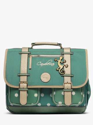 Cartable scolaire 38cm Caméléon Vintage Fantasy avec 2 compartiments - CP/CE1/CE2