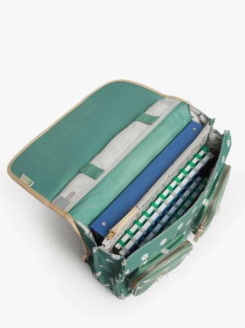 Cartable scolaire 38cm Caméléon Vintage Fantasy avec 2 compartiments - CP/CE1/CE2 - Kiabi