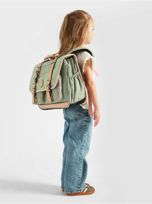 Cartable scolaire 38cm Caméléon Vintage Fantasy avec 2 compartiments - CP/CE1/CE2 - Kiabi Cartable scolaire 38cm Caméléon Vintage Fantasy avec 2 compartiments - CP/CE1/CE2 - Kiabi