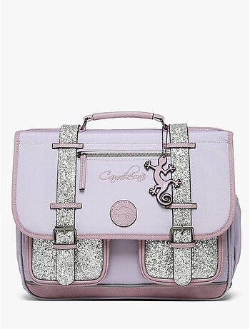 Cartable scolaire 38cm Caméléon Vintage Fantasy avec 2 compartiments - CP/CE1/CE2