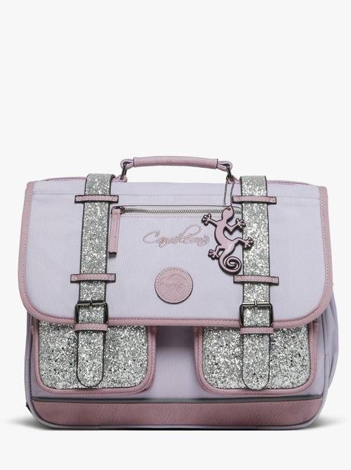 Cartable scolaire 38cm Caméléon Vintage Fantasy avec 2 compartiments - CP/CE1/CE2 - Kiabi