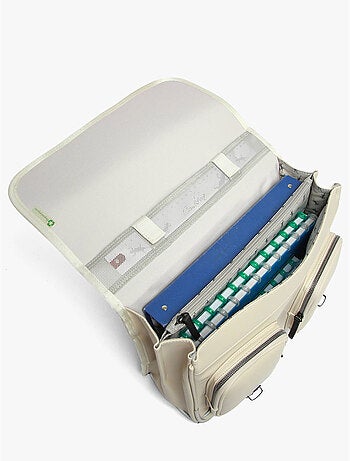 Cartable scolaire 38cm Caméléon Vintage North avec 2 compartiments - CP/CE1/CE2