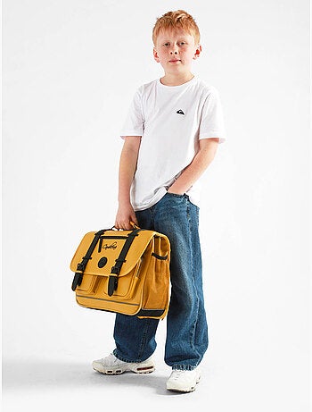 Cartable scolaire 38cm Caméléon Vintage North avec 2 compartiments - CP/CE1/CE2