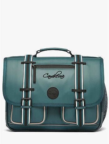 Cartable scolaire 38cm Caméléon Vintage North avec 2 compartiments - CP/CE1/CE2