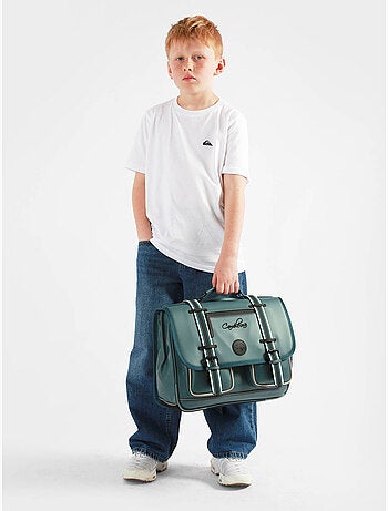 Cartable scolaire 38cm Caméléon Vintage North avec 2 compartiments - CP/CE1/CE2